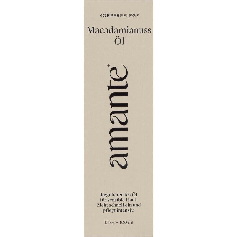 MACADAMIANUSSÖL 100% rein Hautpflegeöl Amante