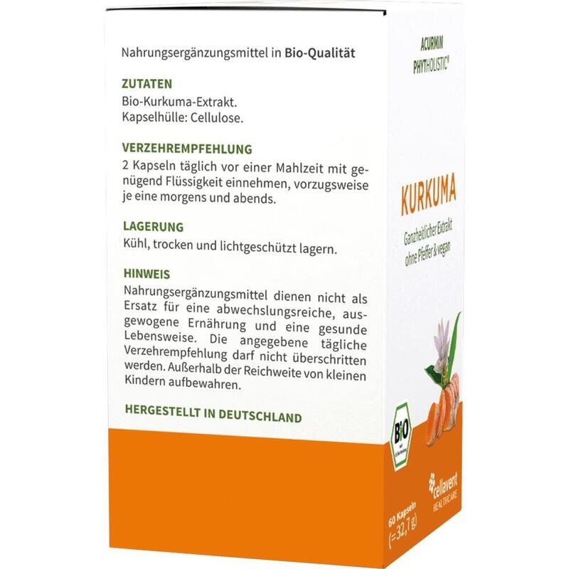 ACURMIN Phytholistic Bio-Curcuma-Extrakt Kapseln
