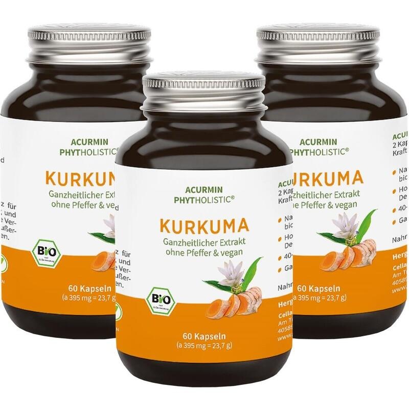 ACURMIN Phytholistic Bio-Curcuma-Extrakt Kapseln