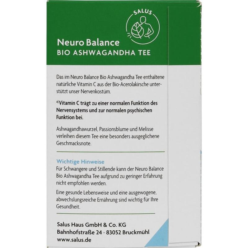 NEURO BALANCE Bio Ashwagandha Tee Salus Filterbtl.