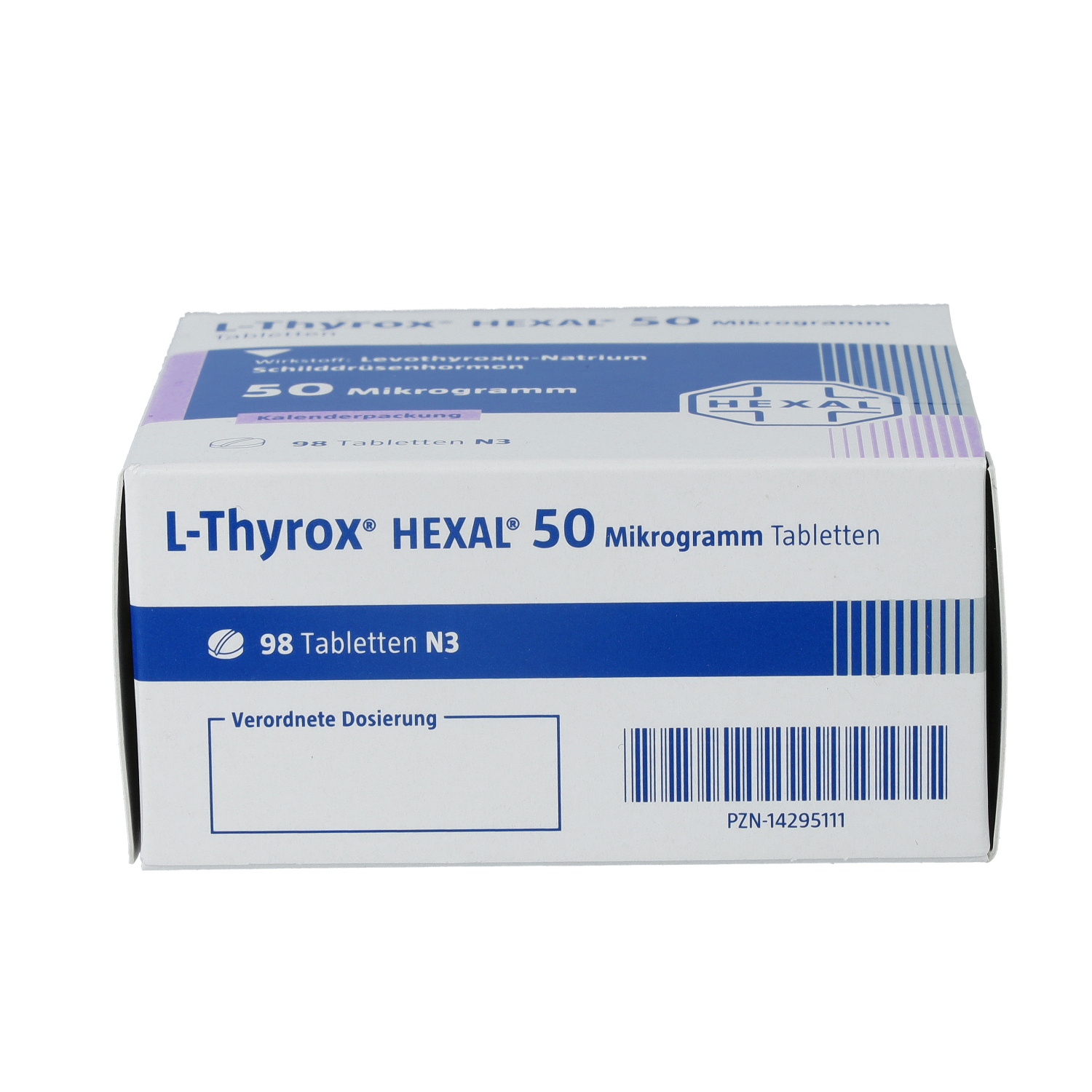 L-THYROX HEXAL 50 Mikrogramm Tabl.i.Kalenderpack.