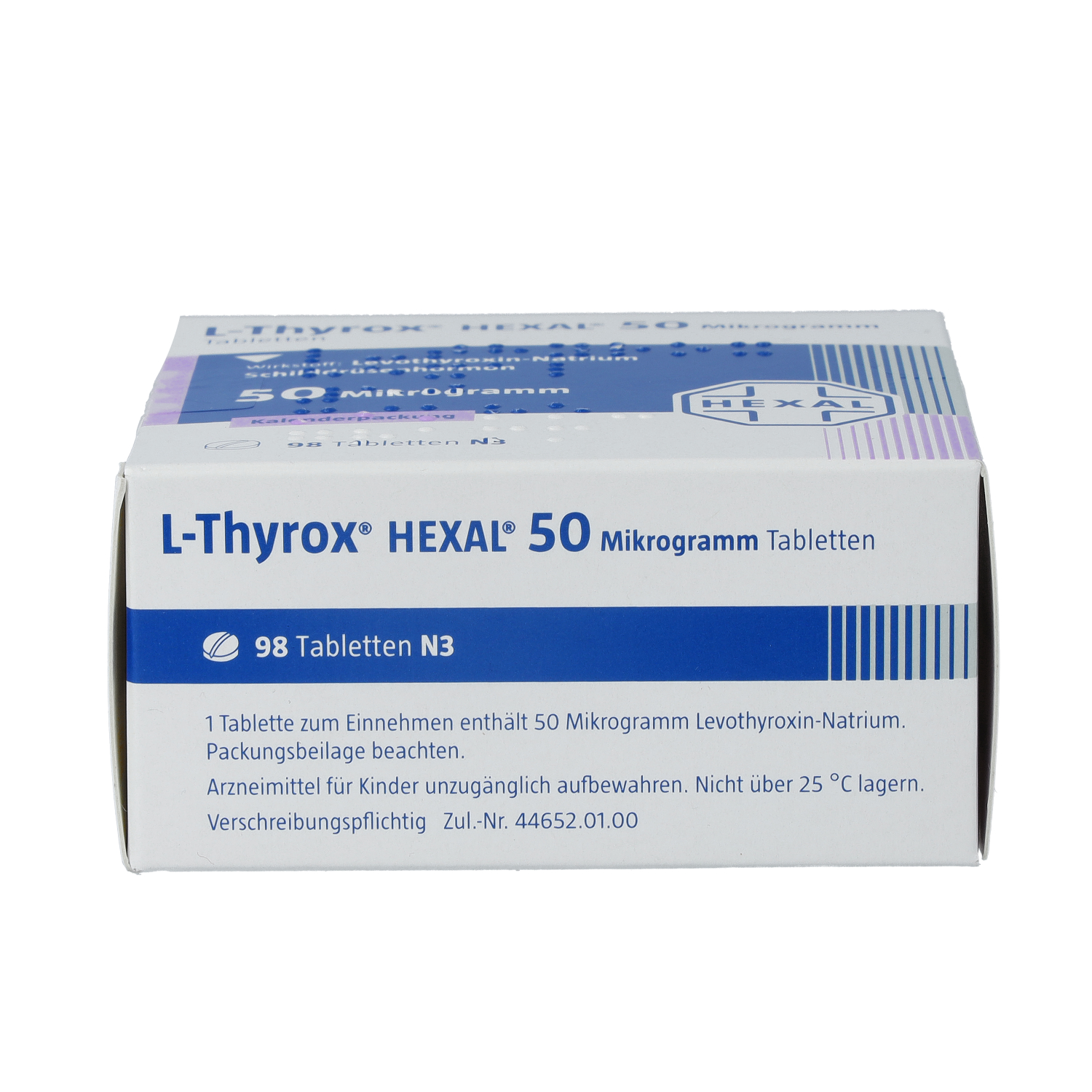 L-THYROX HEXAL 50 Mikrogramm Tabl.i.Kalenderpack.