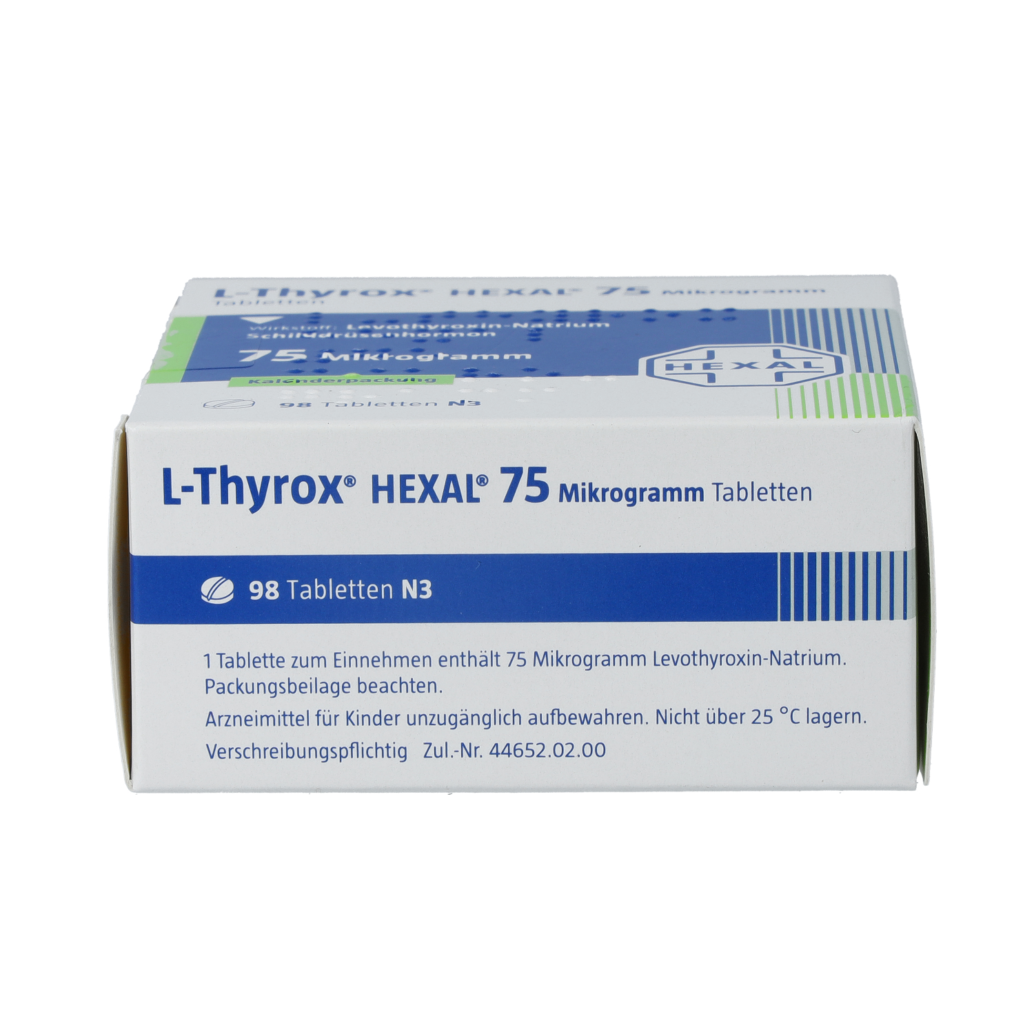 L-THYROX HEXAL 75 Mikrogramm Tabl.i.Kalenderpack.