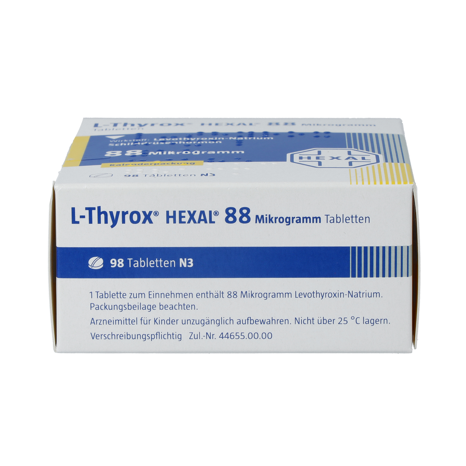 L-THYROX HEXAL 88 Mikrogramm Tabl.i.Kalenderpack.