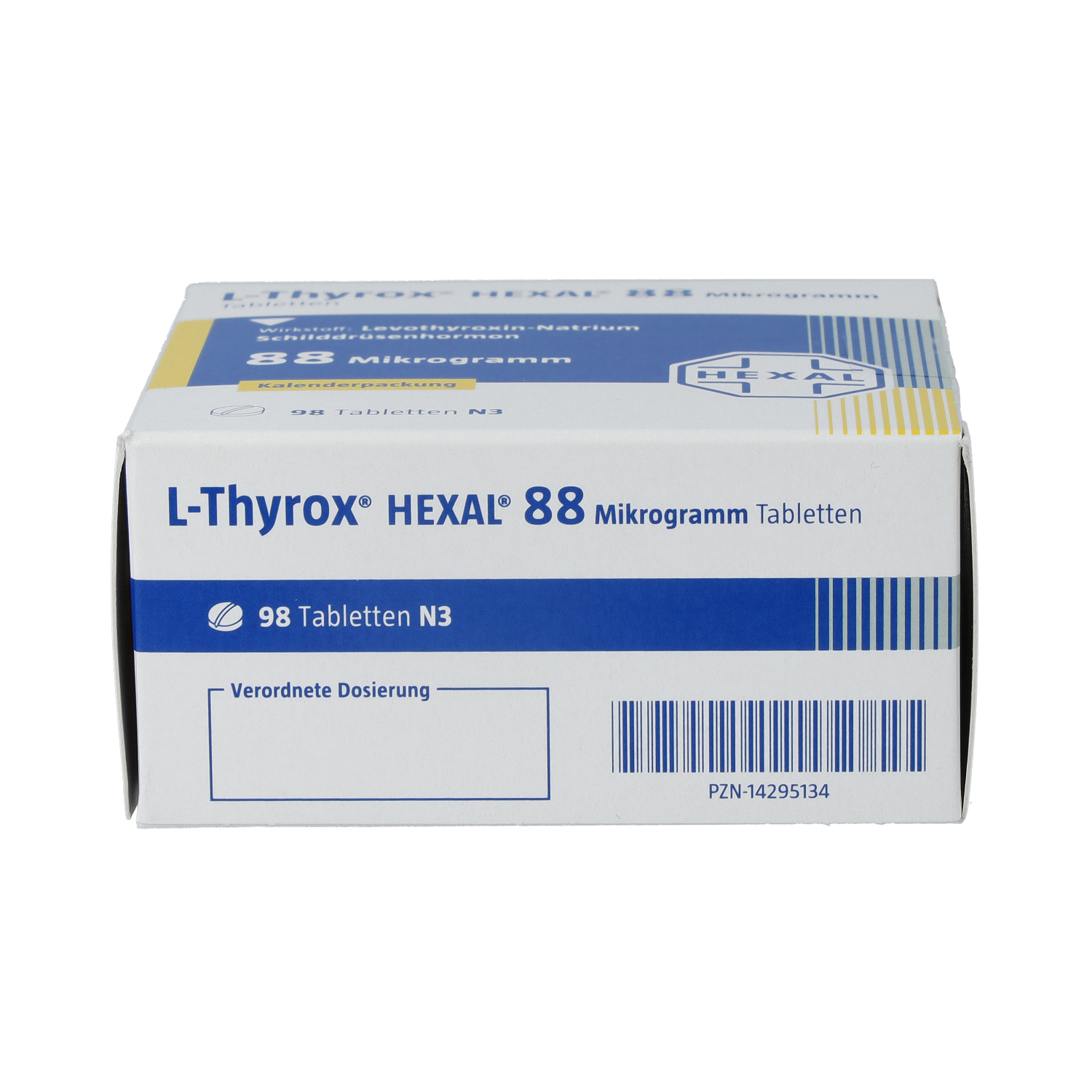 L-THYROX HEXAL 88 Mikrogramm Tabl.i.Kalenderpack.