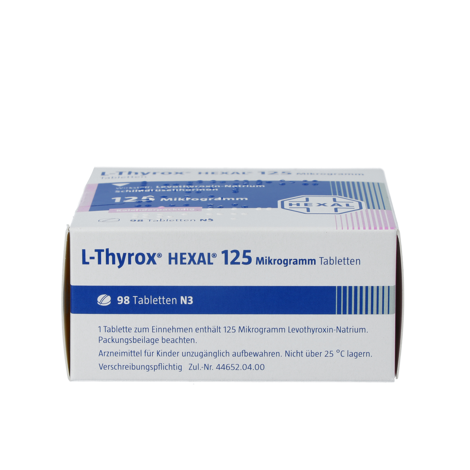 L-THYROX HEXAL 125 Mikrogramm Tabl.i.Kalenderpack.