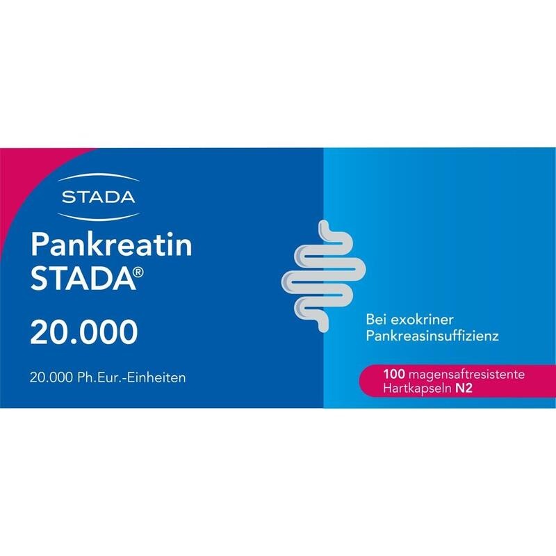 PANKREATIN STADA 20.000 magensaftres.Hartkapseln