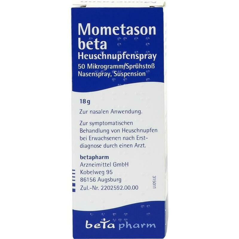 MOMETASON beta Heuschnupfenspray 50μg/Sp.140 Sp.St