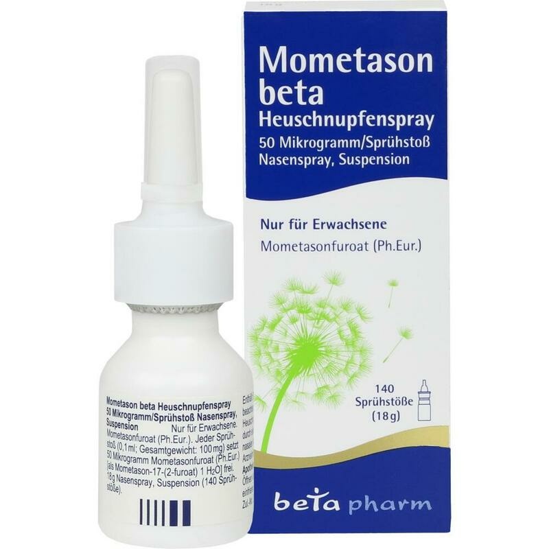 MOMETASON beta Heuschnupfenspray 50μg/Sp.140 Sp.St