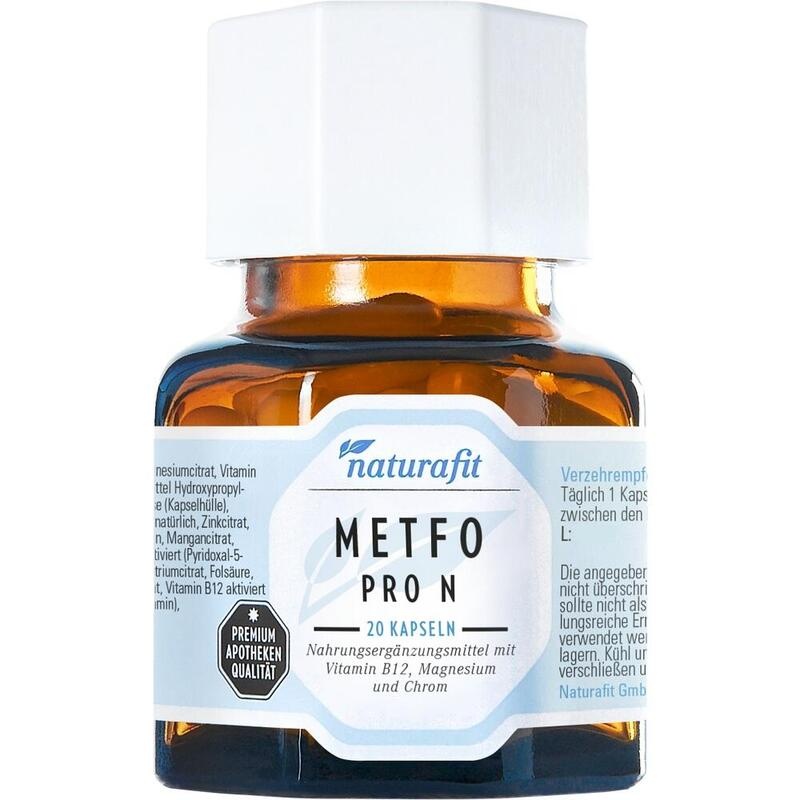 NATURAFIT Metfo Pro N Kapseln