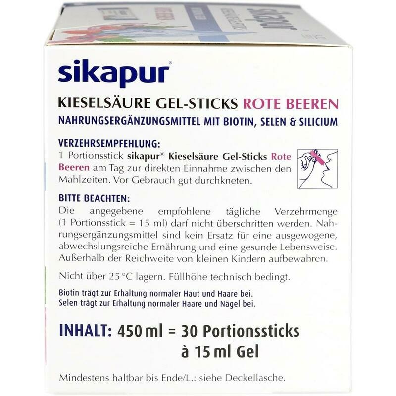 SIKAPUR Kieselsäure Gel-Sticks rote Beeren