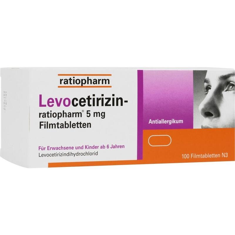 LEVOCETIRIZIN-ratiopharm 5 mg Filmtabletten