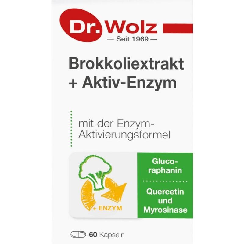 BROKKOLI EXTRAKT+Aktiv-Enzym Dr.Wolz msr.Kaps.