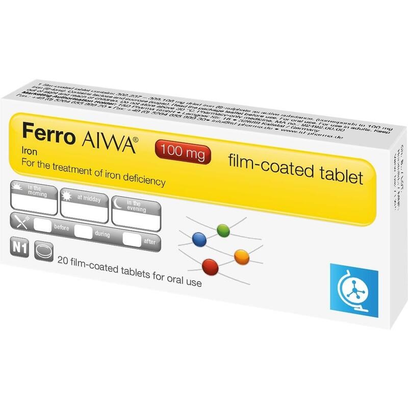 FERRO AIWA 100 mg Filmtabletten