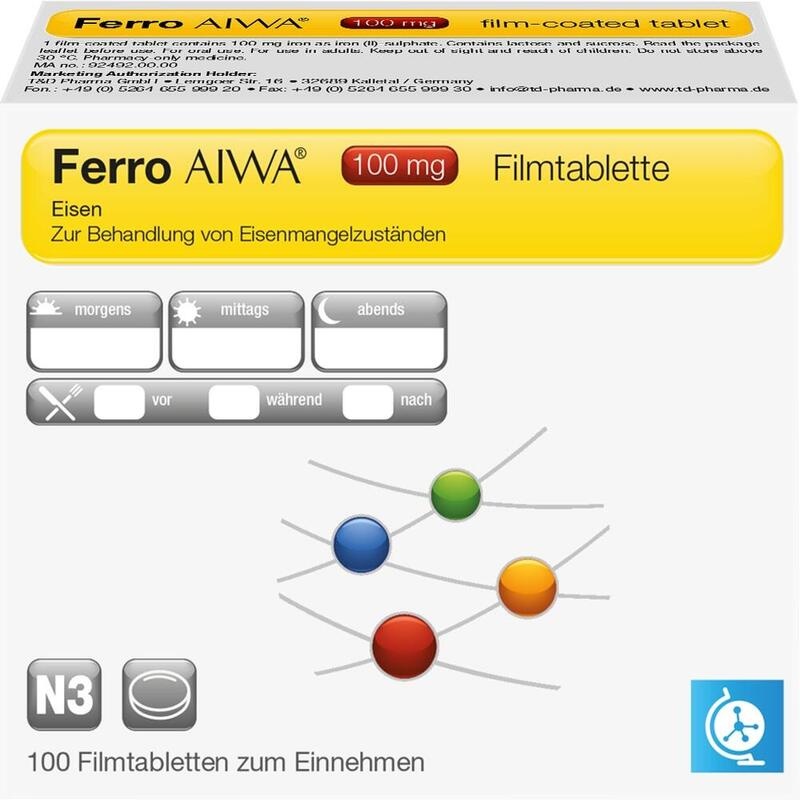 FERRO AIWA 100 mg Filmtabletten