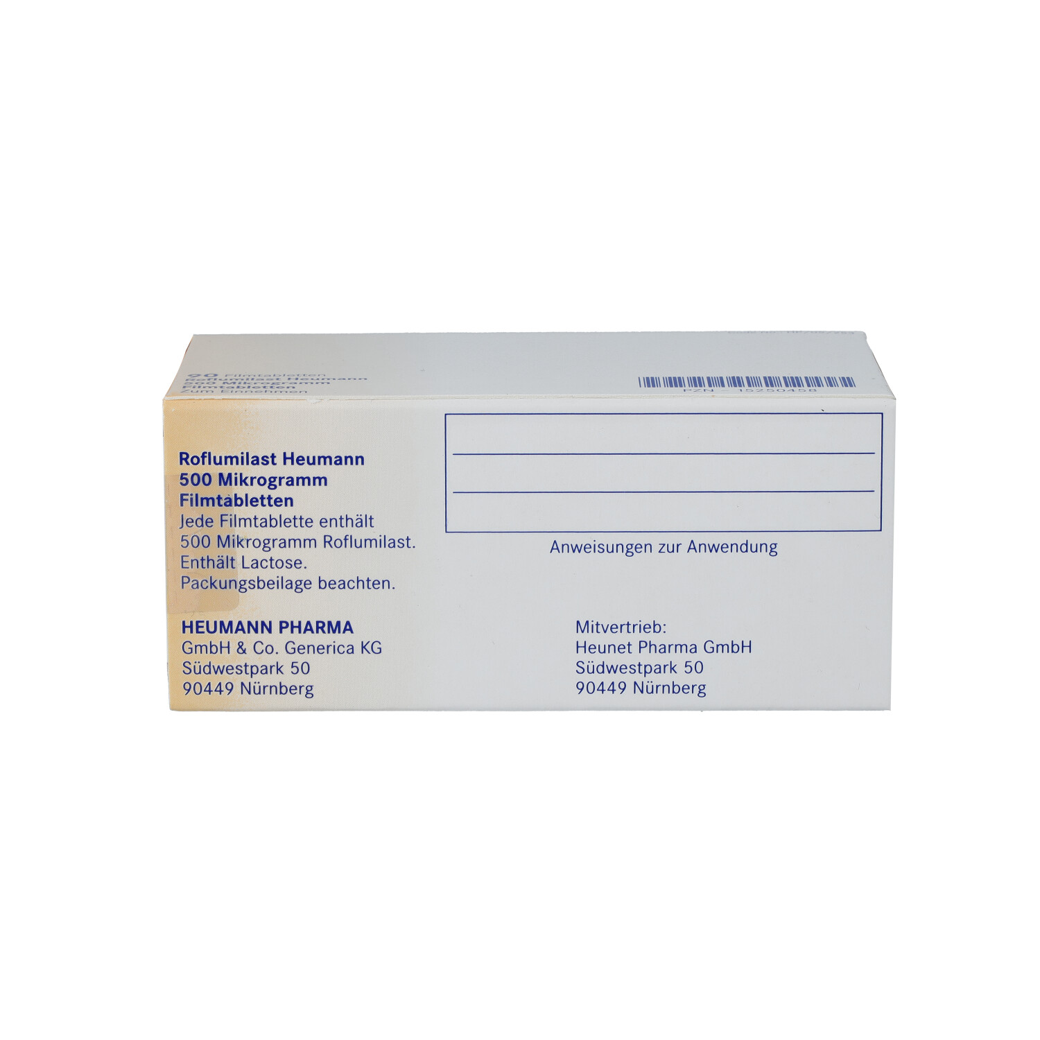 ROFLUMILAST Heumann 500 Mikrogramm Filmtabletten