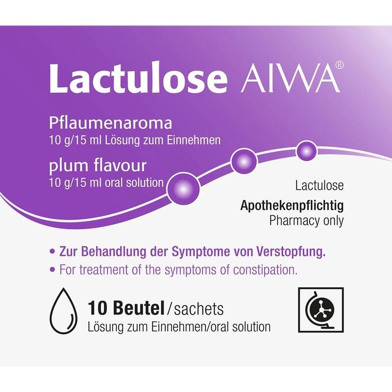 LACTULOSE AIWA Pflaumenaroma 10 g/15 ml Lsg.z.Einn