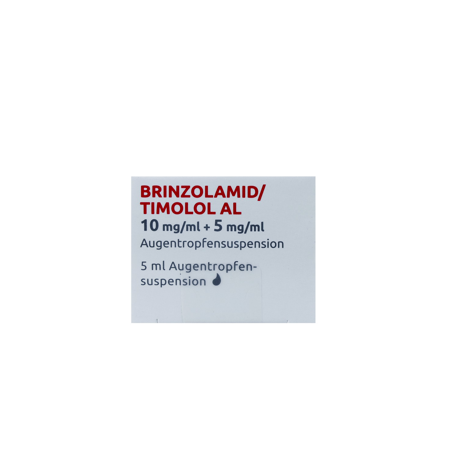 BRINZOLAMID/Timolol AL 10+5 mg/ml Augentropfensusp