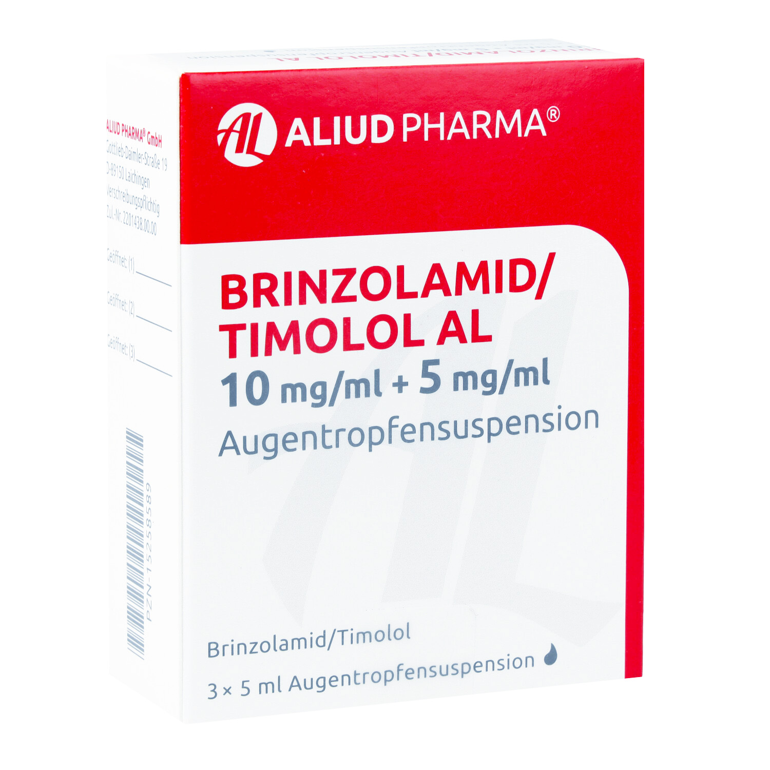 BRINZOLAMID/Timolol AL 10+5 mg/ml Augentropfensusp