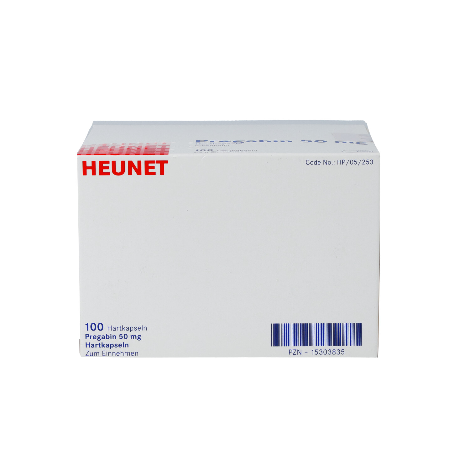 PREGABIN 50 mg Hartkapseln Heunet