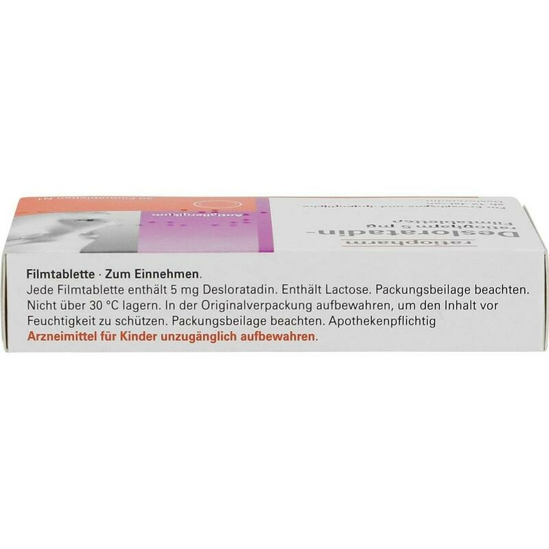 DESLORATADIN-ratiopharm 5 mg Filmtabletten