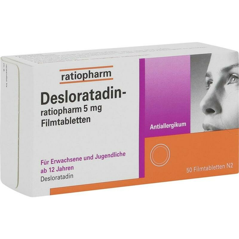 DESLORATADIN-ratiopharm 5 mg Filmtabletten