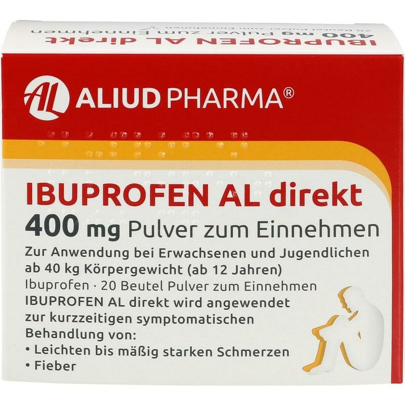IBUPROFEN AL direkt 400 mg Pulver zum Einnehmen