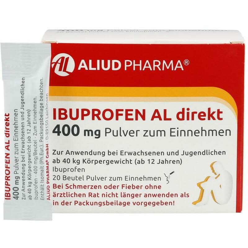 IBUPROFEN AL direkt 400 mg Pulver zum Einnehmen