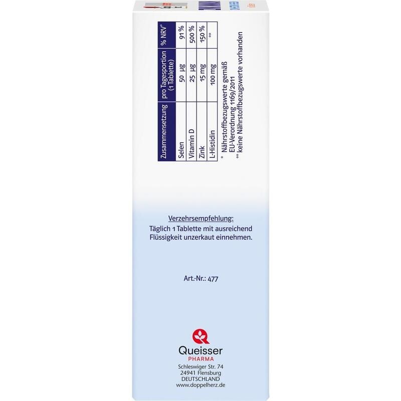 DOPPELHERZ Zink Immun Depot system Tabletten