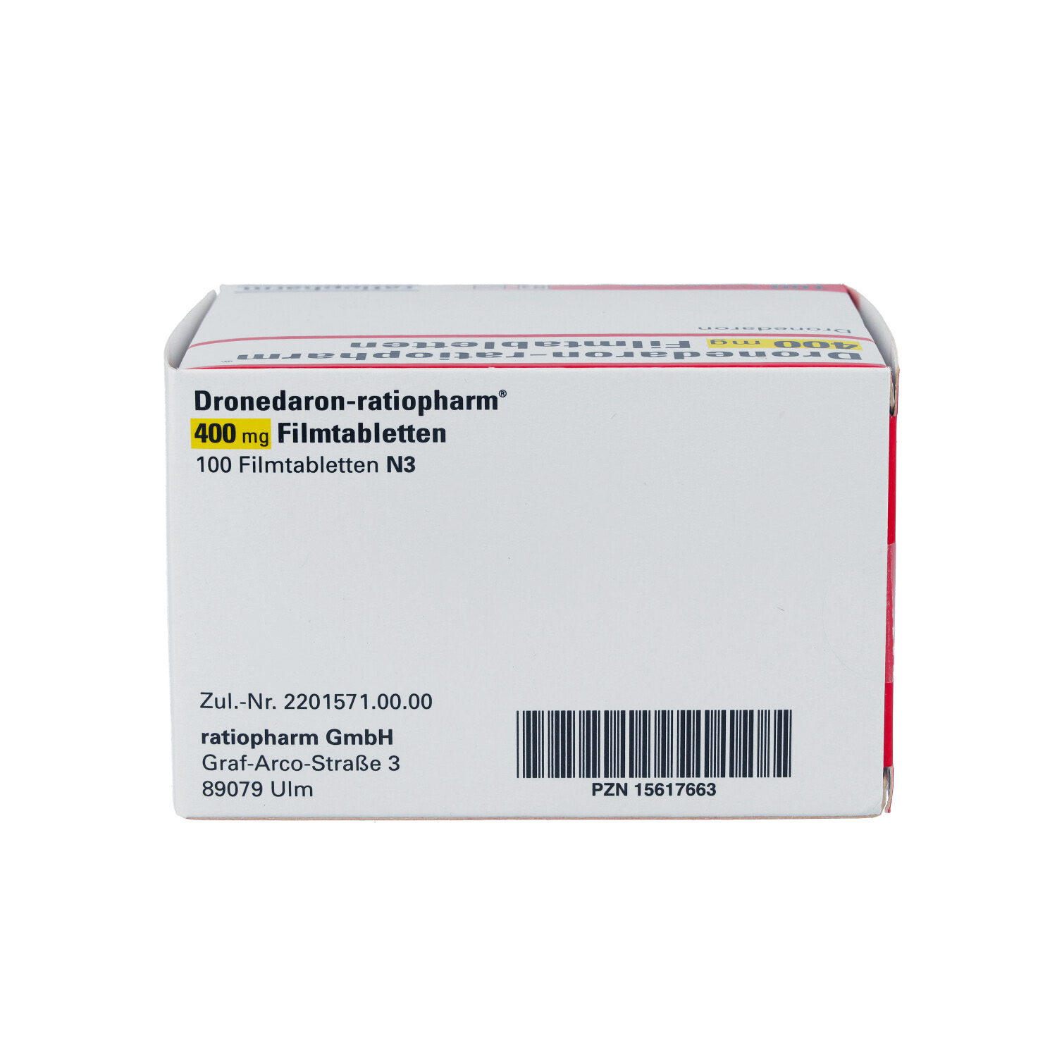 DRONEDARON-ratiopharm 400 mg Filmtabletten
