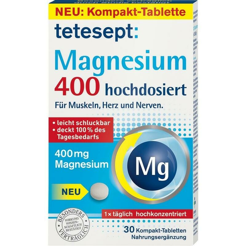 TETESEPT Magnesium 400 hochdosiert Tabletten