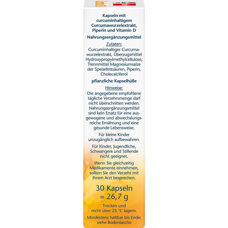 DOPPELHERZ Curcuma 750 Kapseln