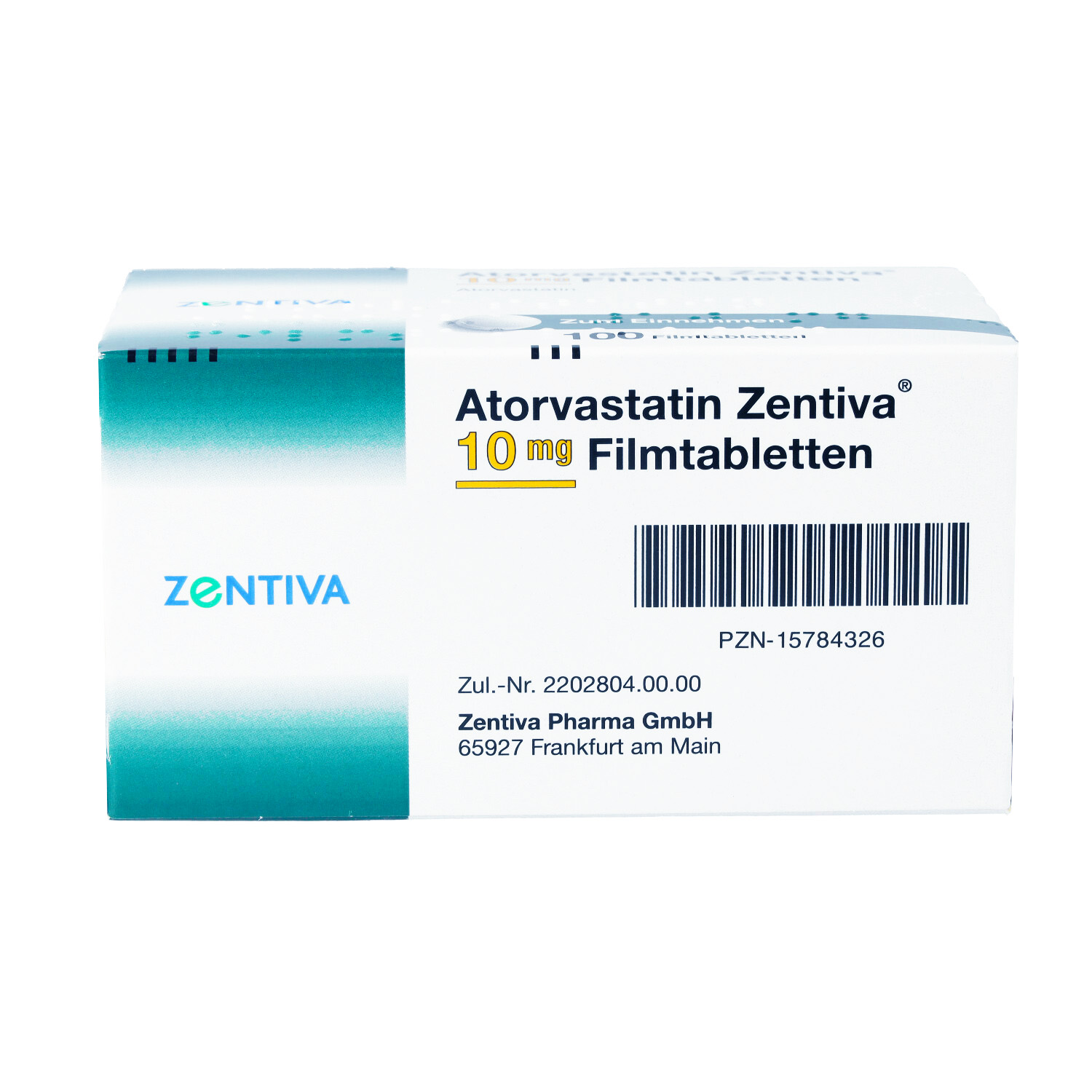 ATORVASTATIN Zentiva 10 mg Filmtabletten