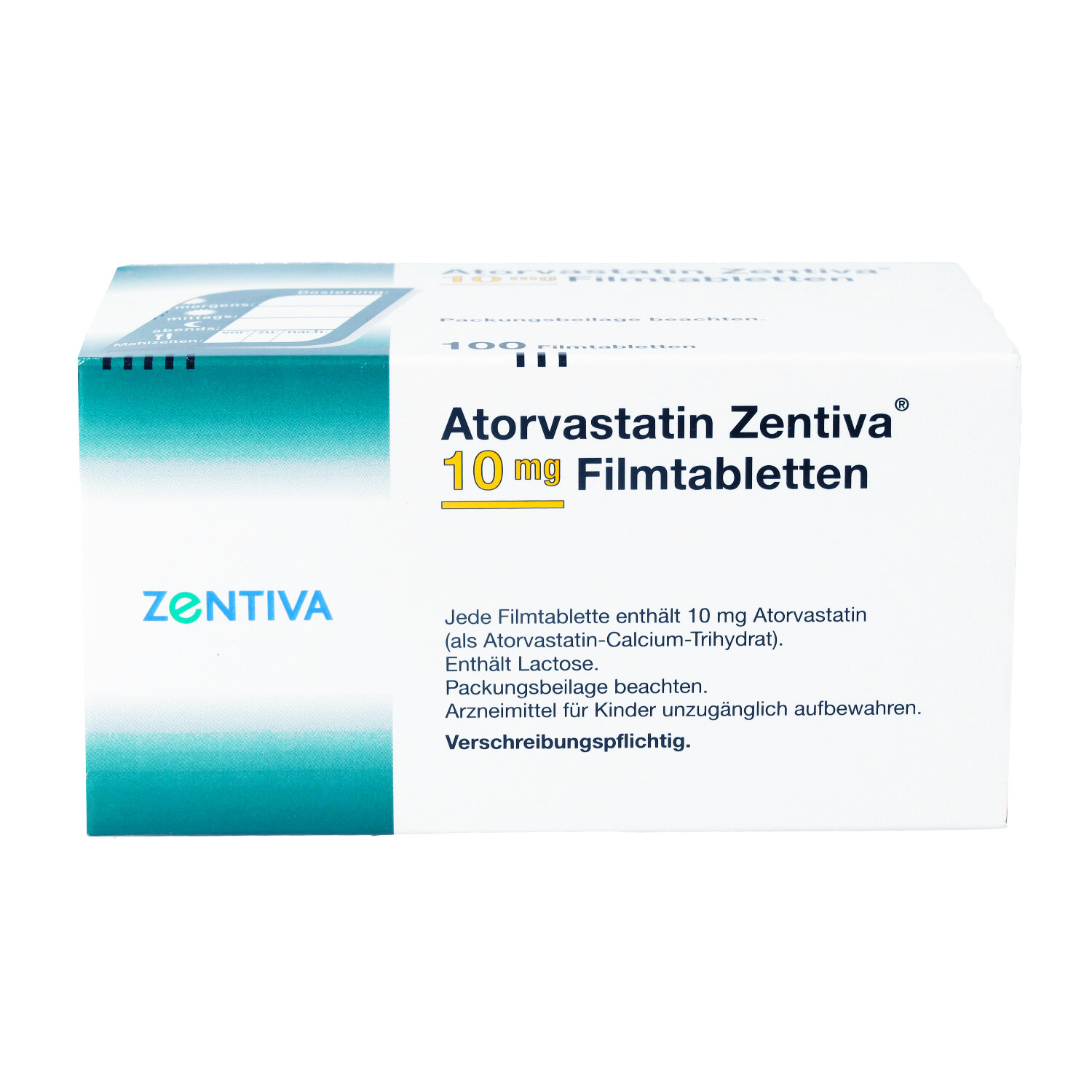ATORVASTATIN Zentiva 10 mg Filmtabletten