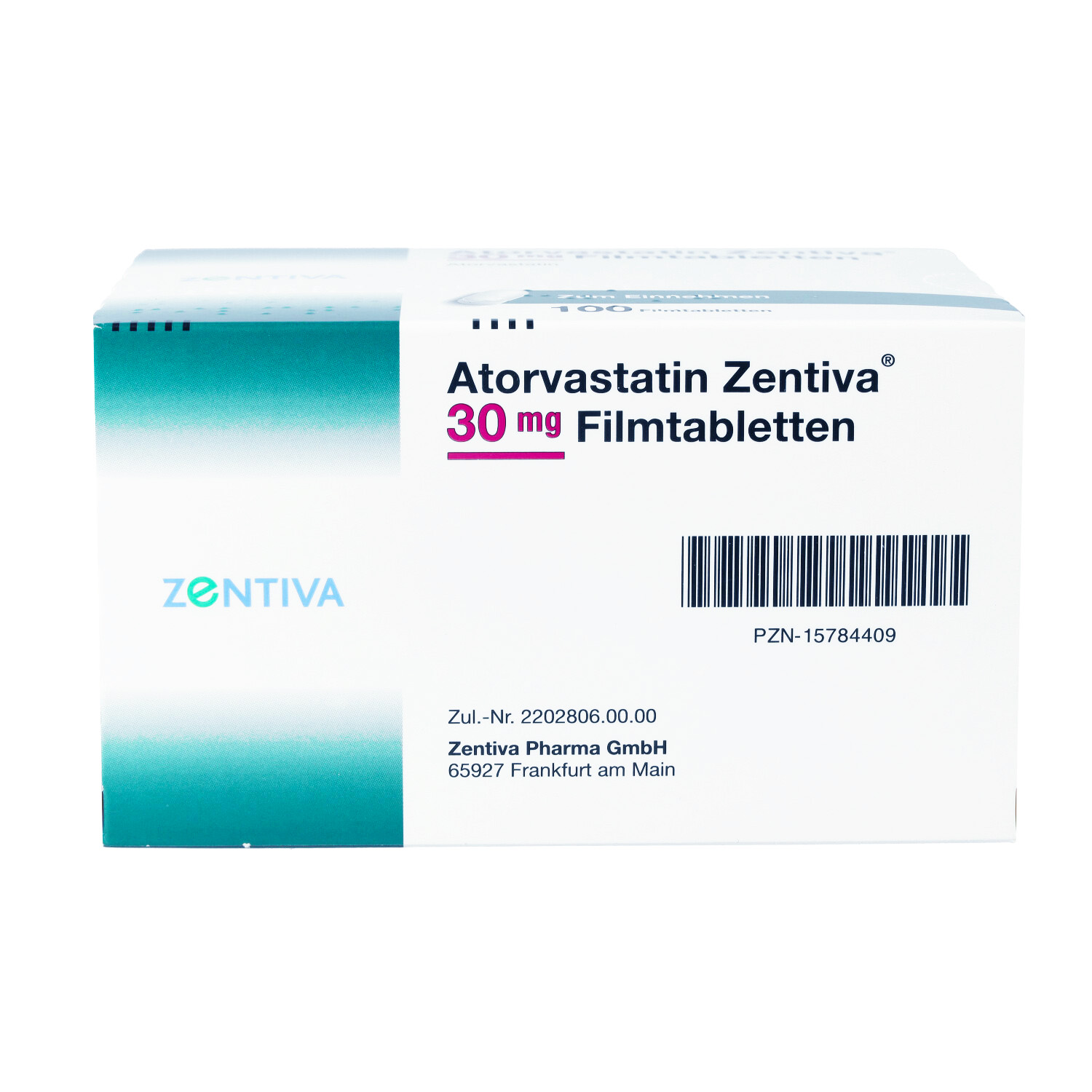 ATORVASTATIN Zentiva 30 mg Filmtabletten