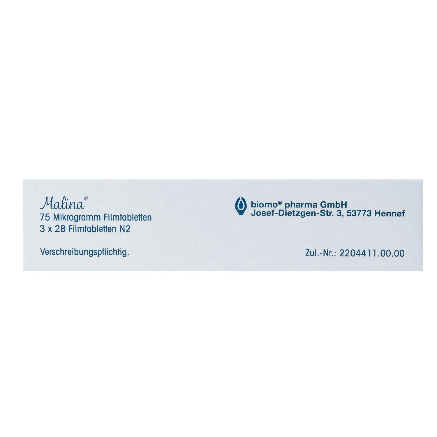 MALINA 75 Mikrogramm Filmtabletten