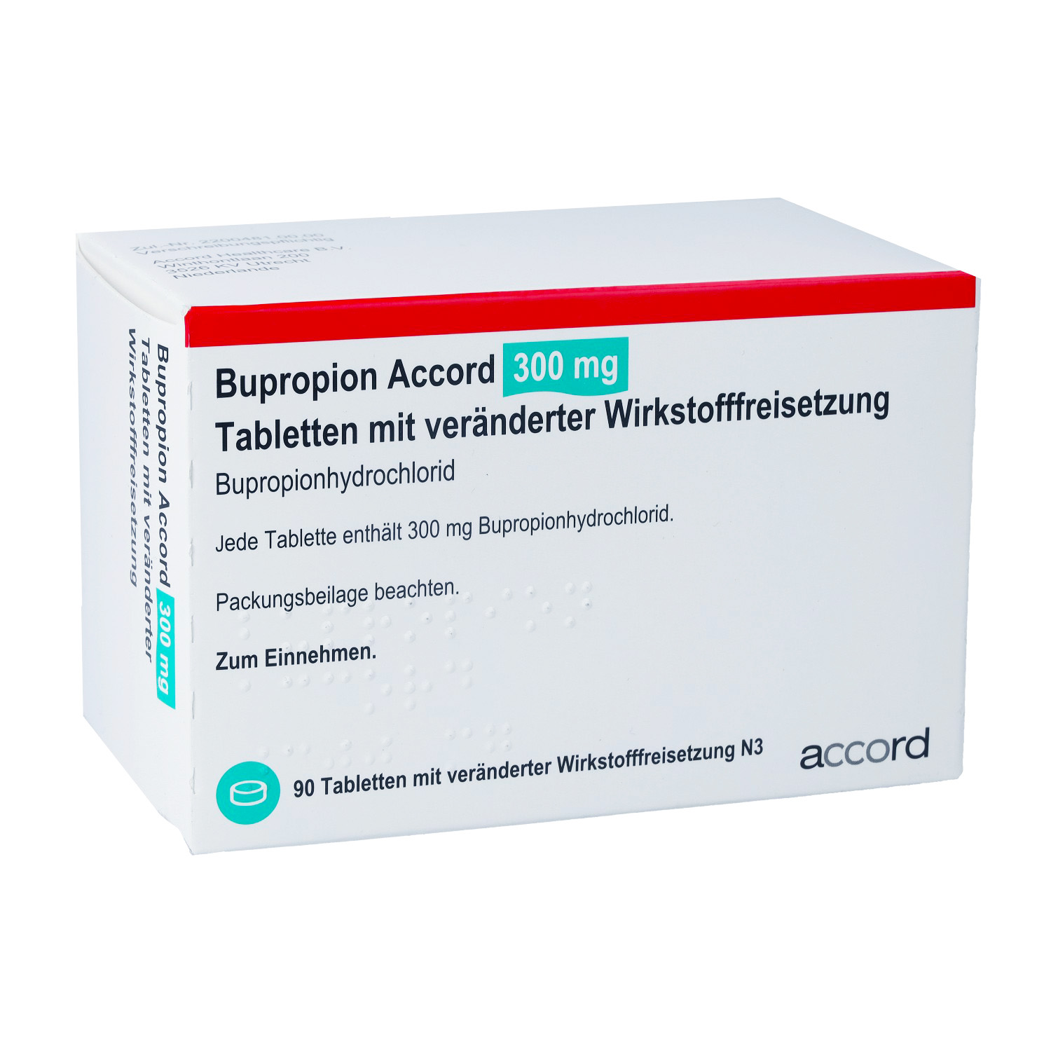 BUPROPION Accord 300 mg Tab.m.verä.Wst.-Frs.