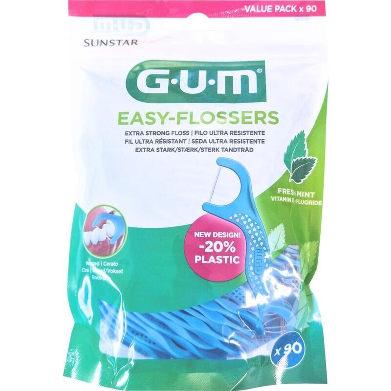 GUM EASY-FLOSSERS Zahnseide inkl.Halter