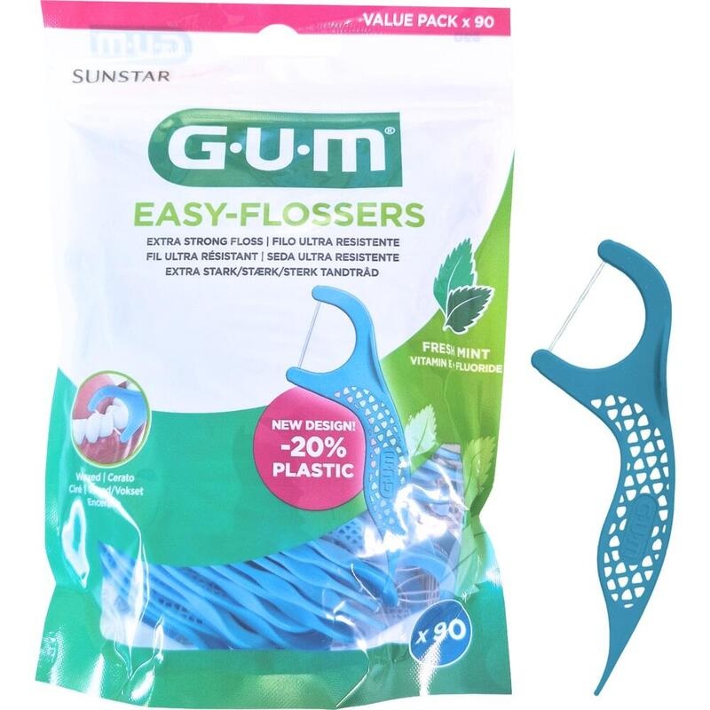 GUM EASY-FLOSSERS Zahnseide inkl.Halter