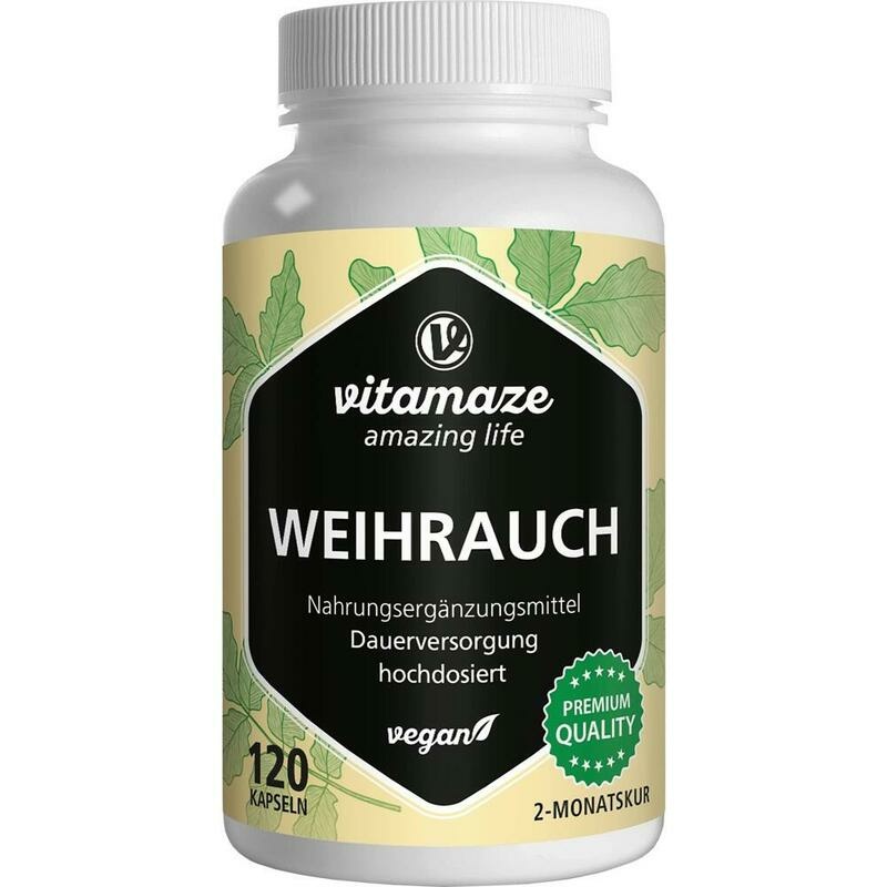 WEIHRAUCH 900 mg hochdosiert vegan Kapseln