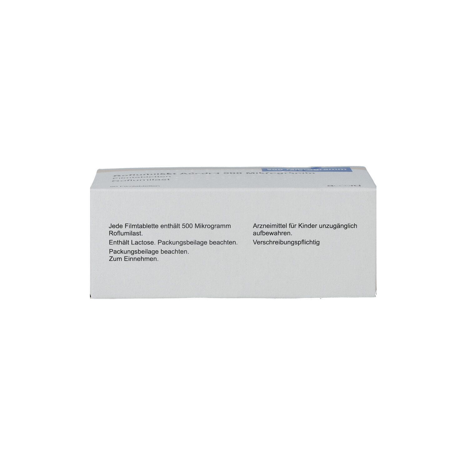 ROFLUMILAST Accord 500 Mikrogramm Filmtabletten