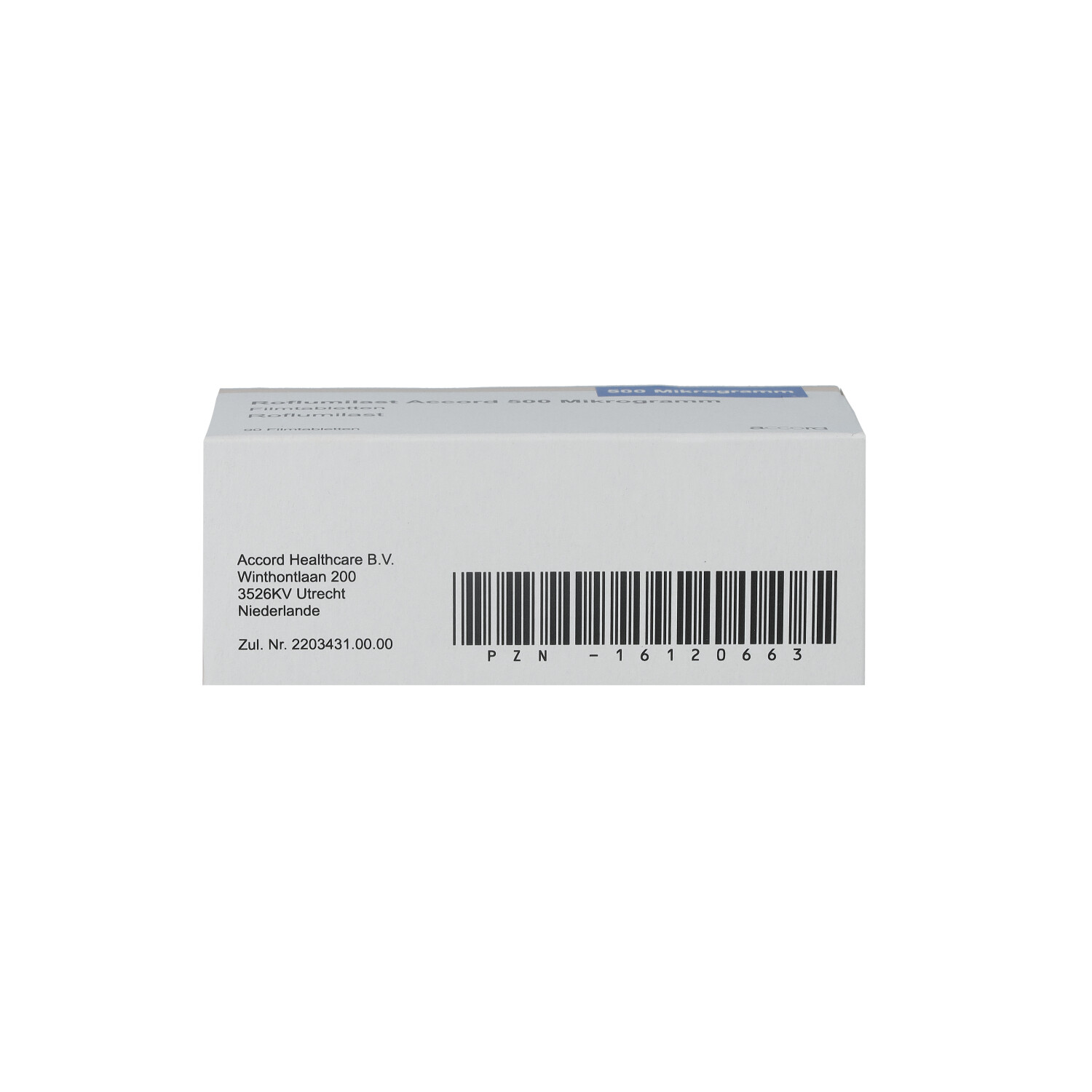ROFLUMILAST Accord 500 Mikrogramm Filmtabletten
