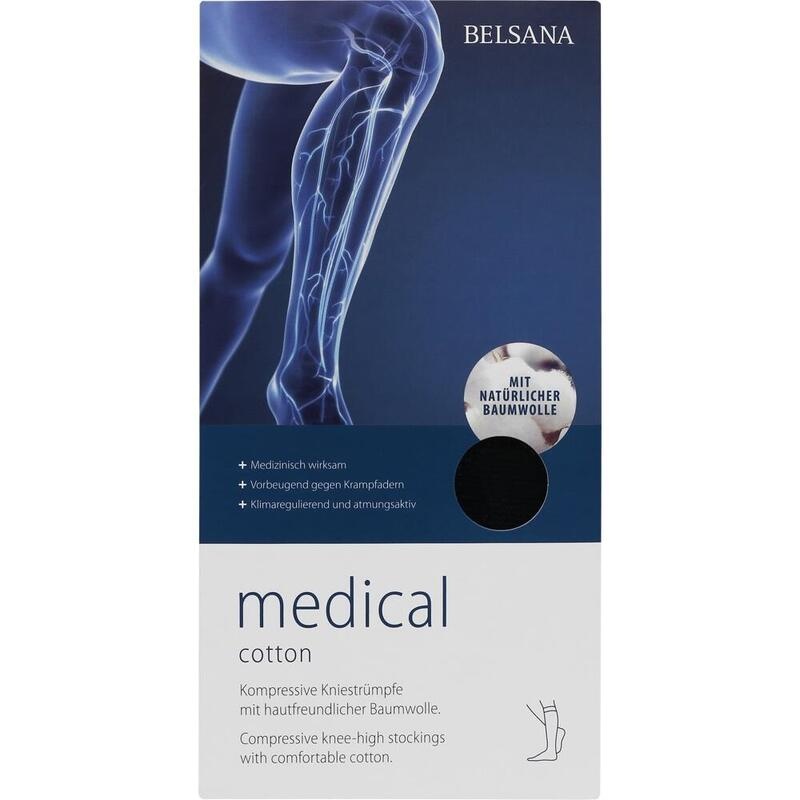 BELSANA med cotton AD Gr.M Gr.39-41 schwarz