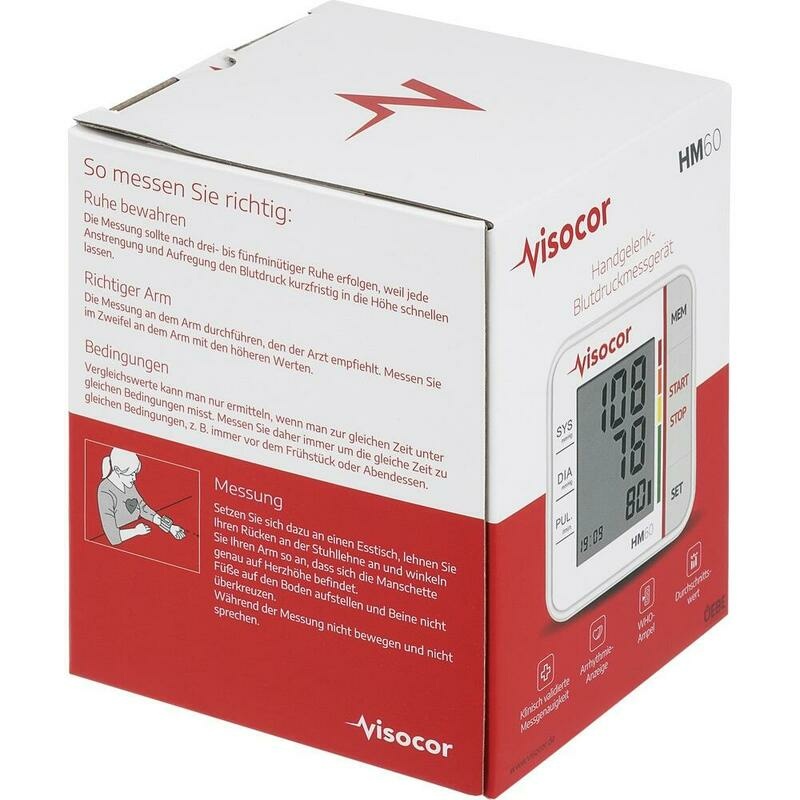 VISOCOR Handgelenk Blutdruckmessgerät HM60