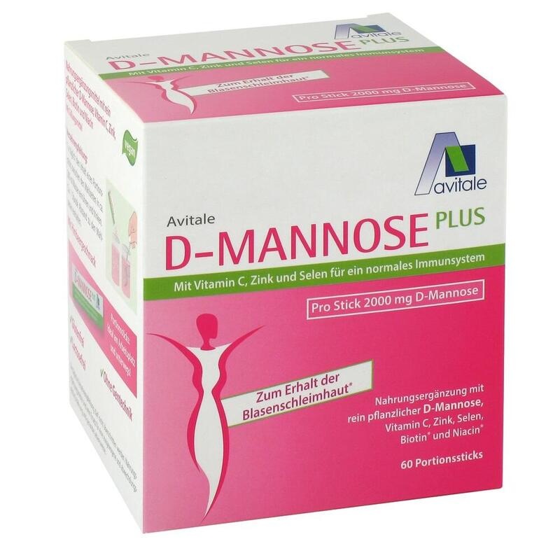 D-MANNOSE PLUS 2000 mg Sticks m.Vit.u.Mineralstof.