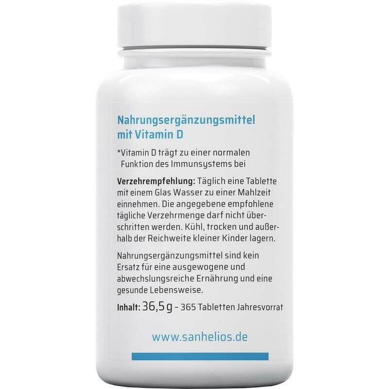 SANHELIOS Vitamin D 1.000 I.E. Tabletten