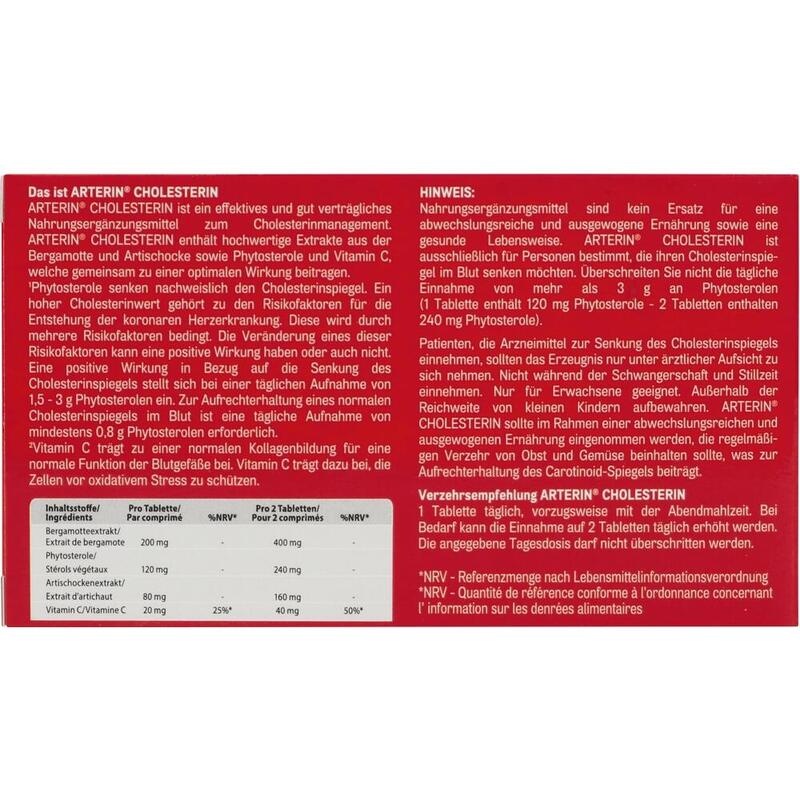 ARTERIN Cholesterin Tabletten