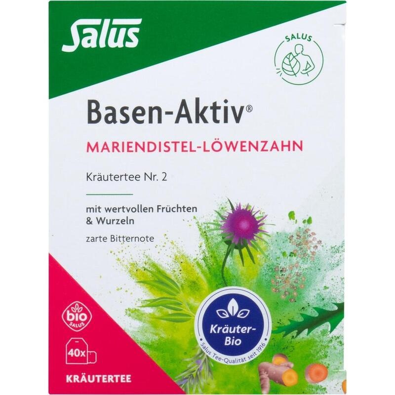 BASEN AKTIV Tee Nr.2 Mariend.-Löwenzahn Bio Salus