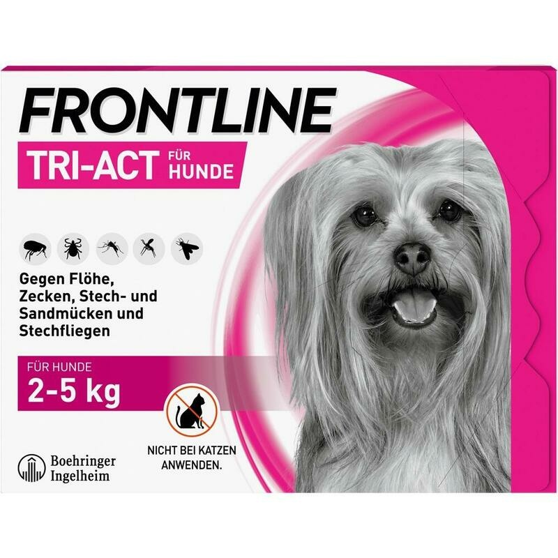 FRONTLINE Tri-Act Lsg.z.Auftropfen f.Hunde 2-5 kg