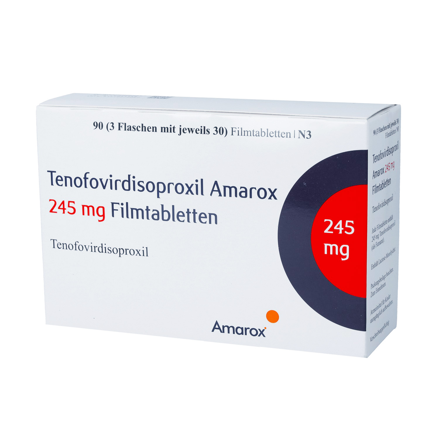 TENOFOVIRDISOPROXIL Amarox 245 mg Filmtabletten